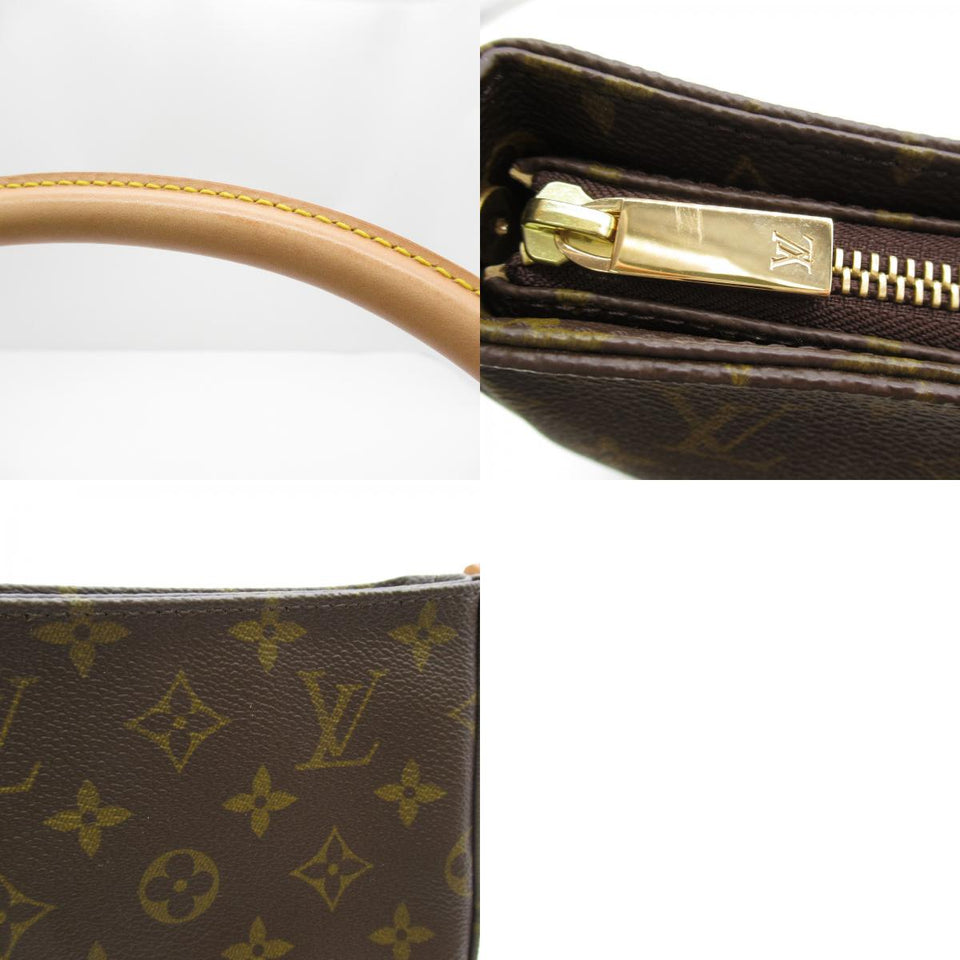 Louis Vuitton Looping MM Shoulder Bag Monogram Brown