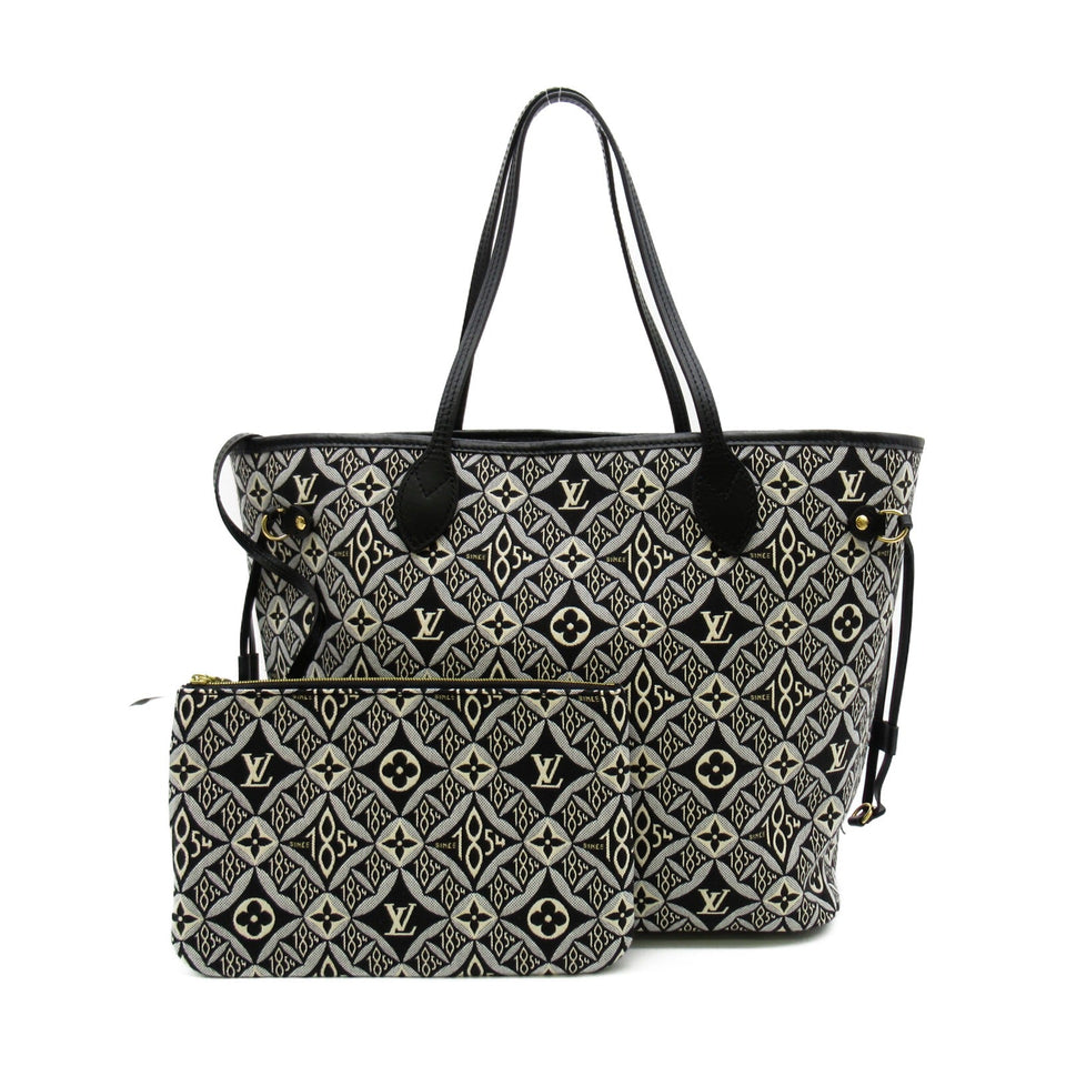 Louis Vuitton Neverfull MM Tote Bag Canvas Monogram Jacquard