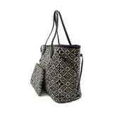 Louis Vuitton Neverfull MM Tote Bag Canvas Monogram Jacquard