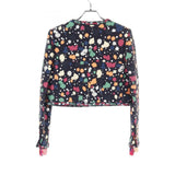Chanel Coco Mark Button Cotton Jacket