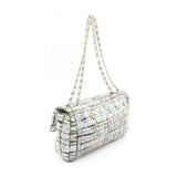 Chanel Coco Mark Paint Graffiti Leather Shoulder Bag