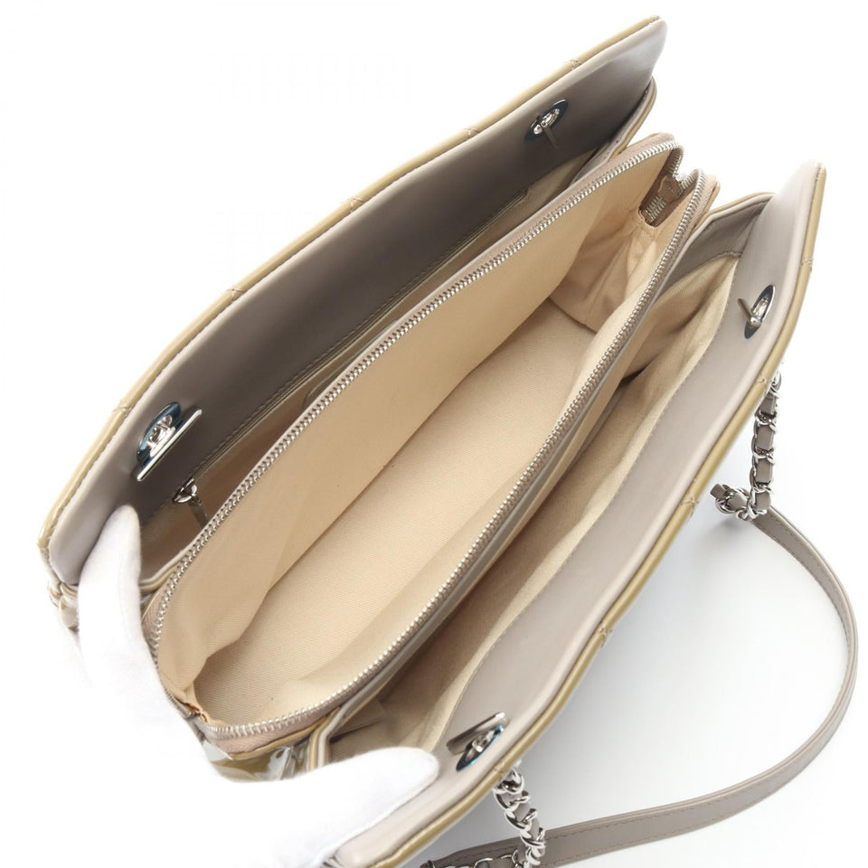 Chanel Matelasse Patent Leather Tote Bag