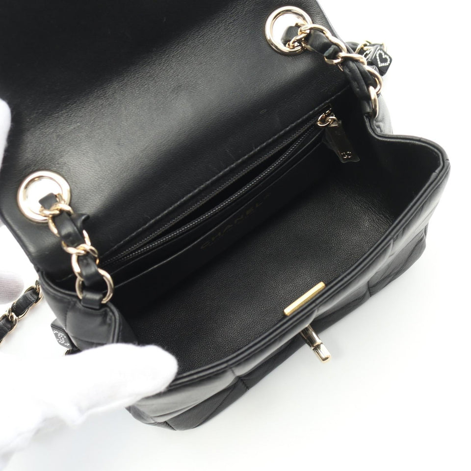 Chanel Choco Bar Lambskin Shoulder Bag