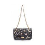 Chanel 2.55 Matelasse Mademoiselle Chain Leather Shoulder Bag