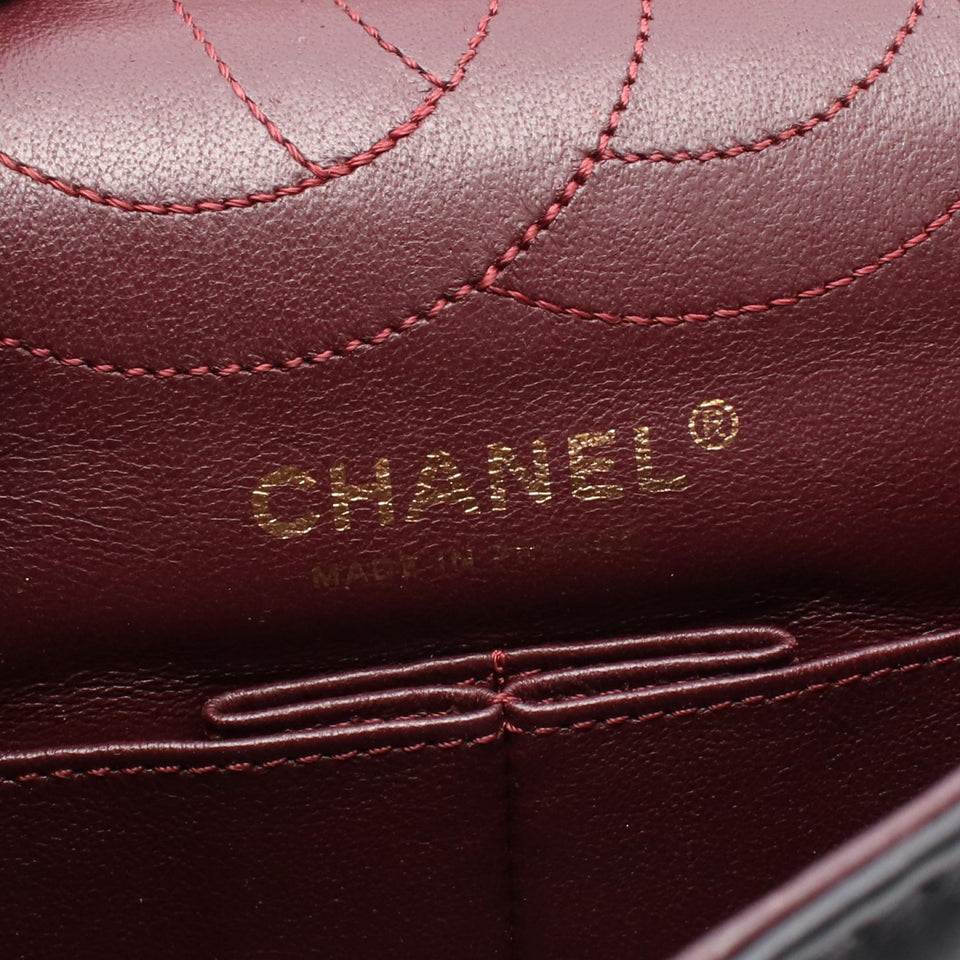 Chanel 2.55 Matelasse Mademoiselle Chain Leather Shoulder Bag