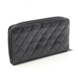Chanel Cambon Line Leather Long Wallet