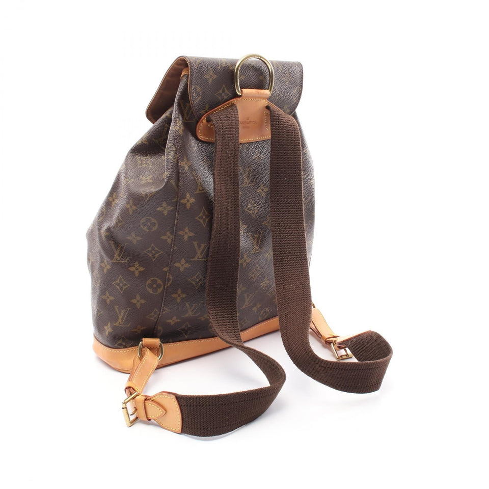 Louis Vuitton Montsouris GM Monogram Coated Canvas Backpack