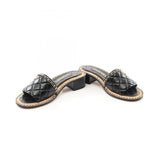 Chanel Matelassé Lambskin Mule