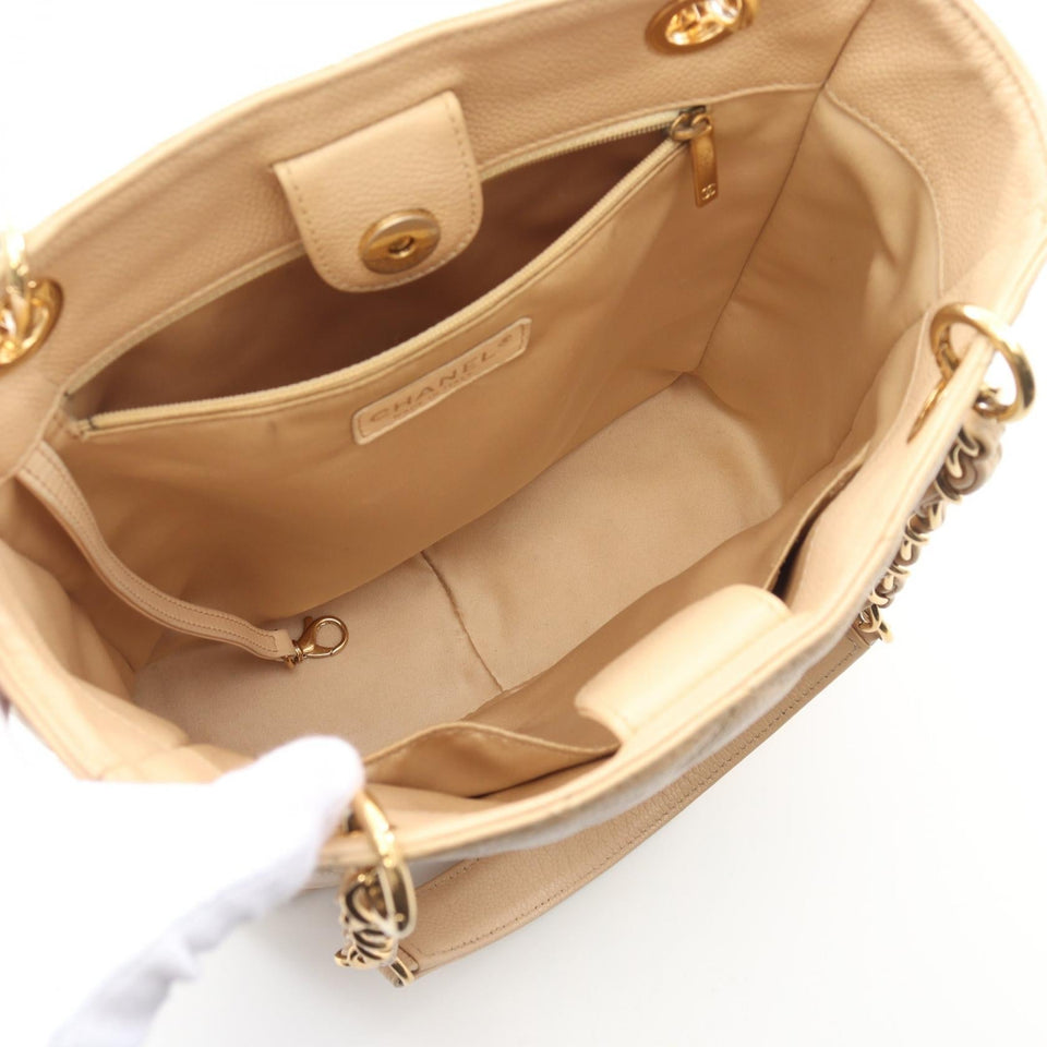 Chanel Matelasse Grained Calfskin Tote Bag