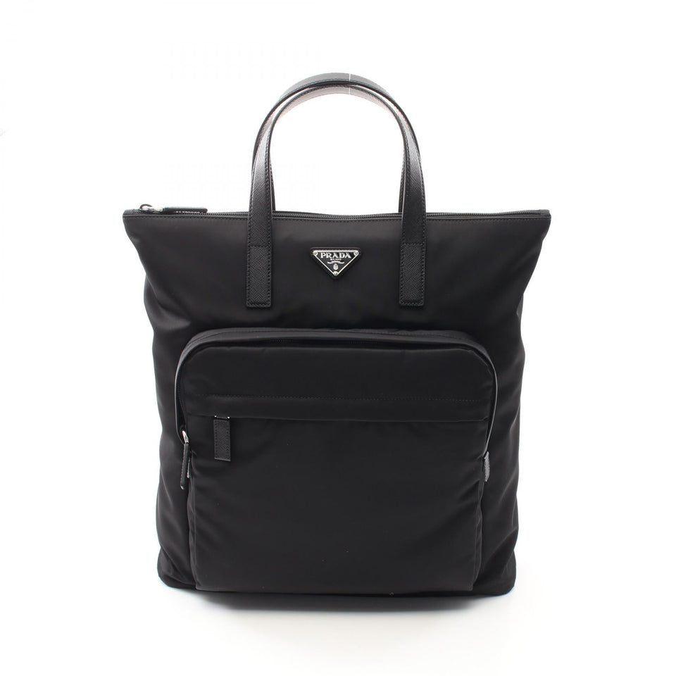 Prada TESSUTO Nylon Saffiano Leather Backpack
