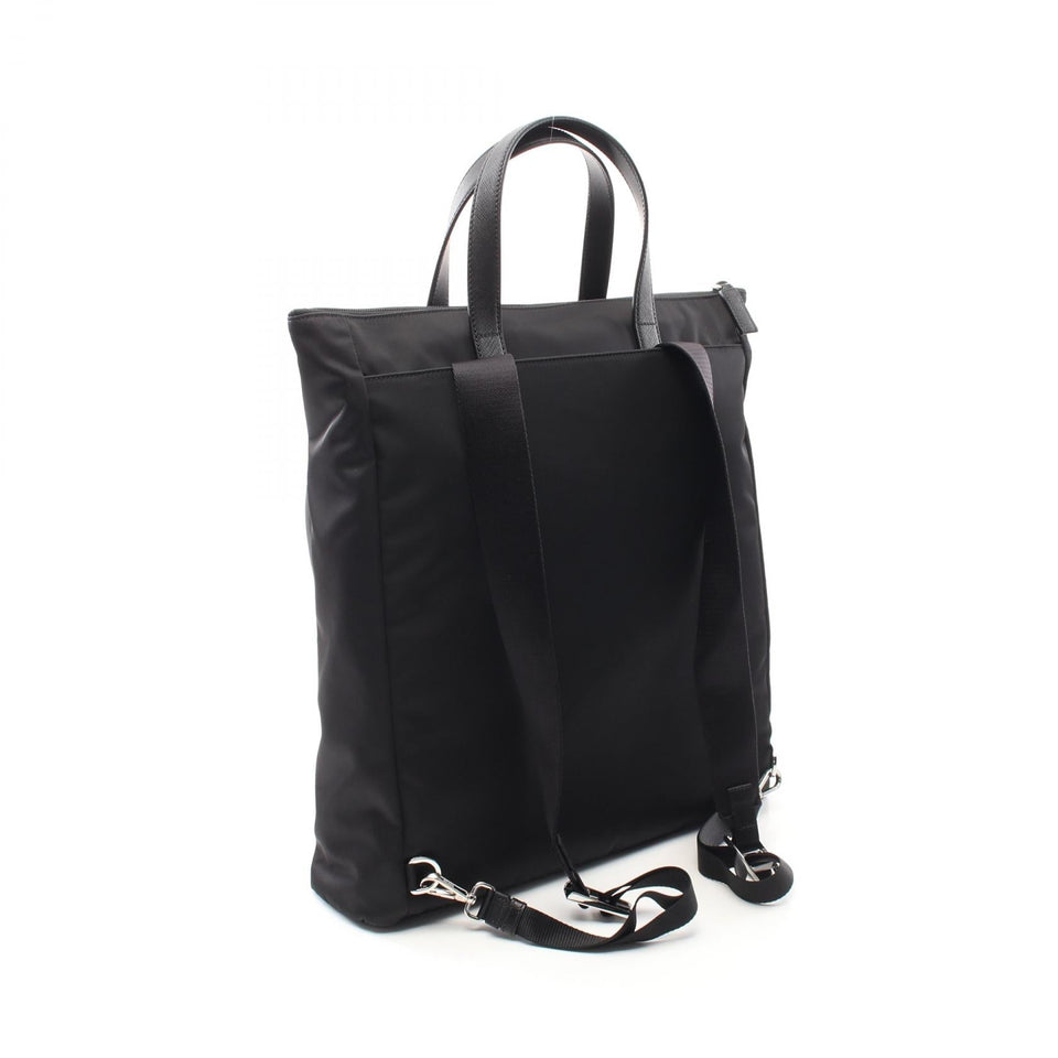 Prada TESSUTO Nylon Saffiano Leather Backpack