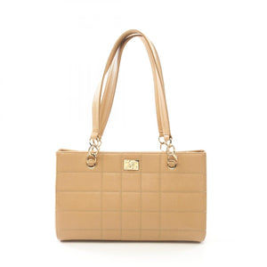 Chanel Choco Bar Grained Calfskin Tote Bag