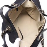 Chanel Deauville Canvas Leather Shoulder Bag