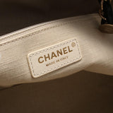 Chanel Deauville Canvas Leather Shoulder Bag