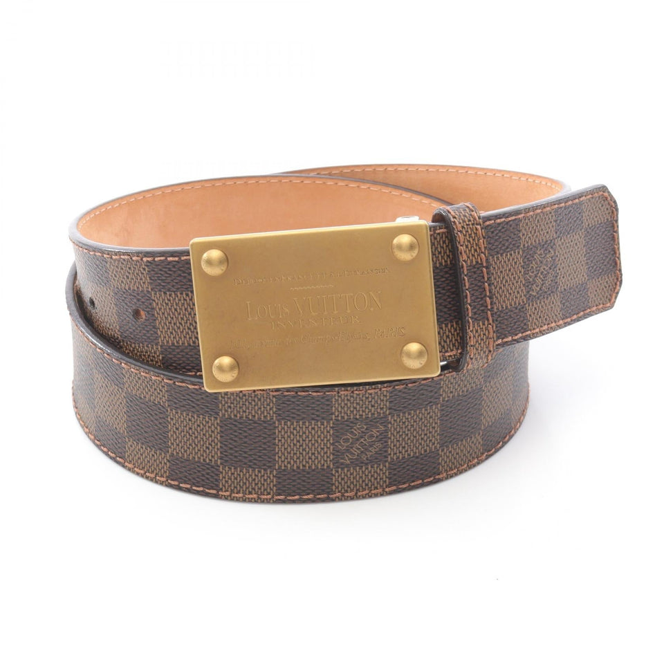 Louis Vuitton Sangle Aventure Damier Ebene Belt