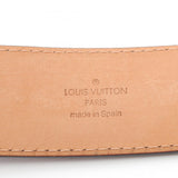 Louis Vuitton Sangle Aventure Damier Ebene Belt