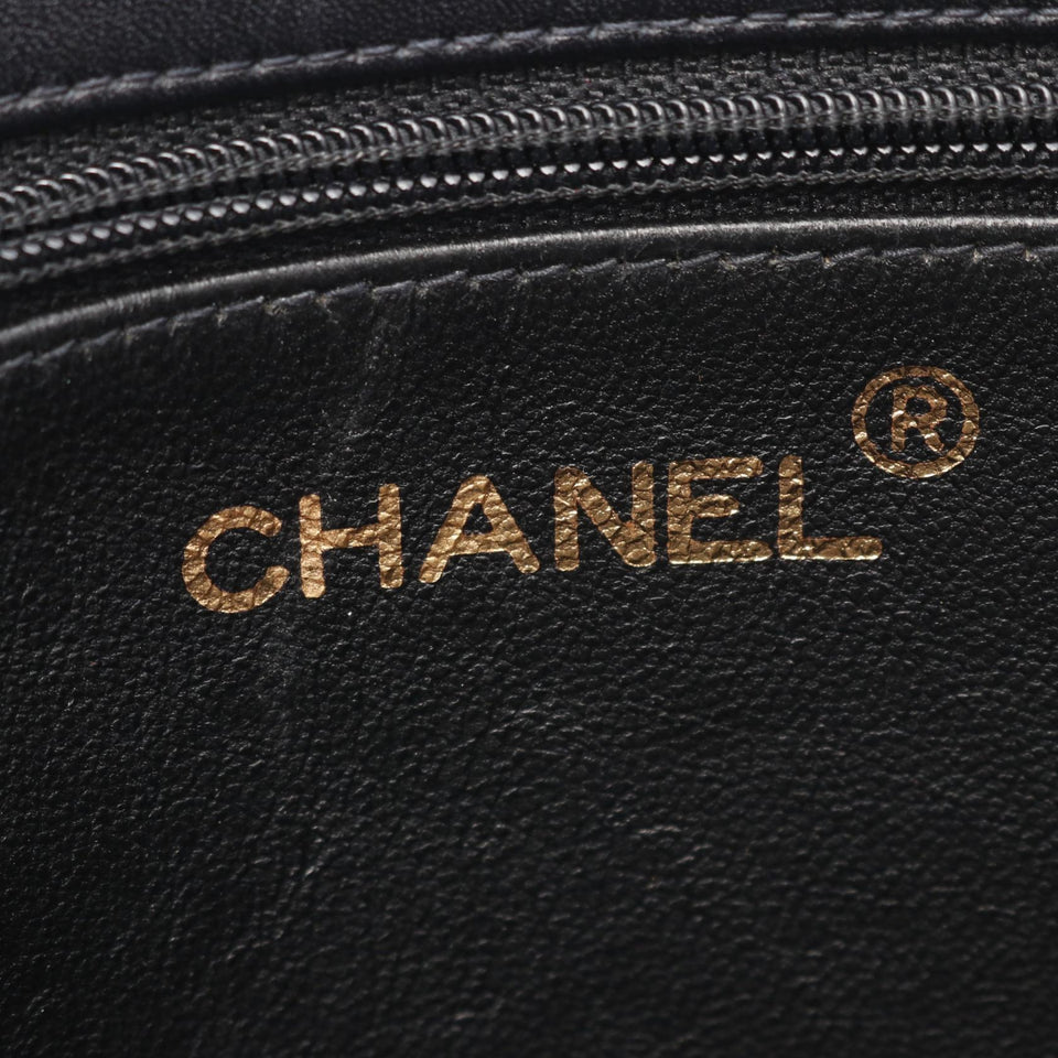 Chanel De Coco Mark Lambskin Tote Bag