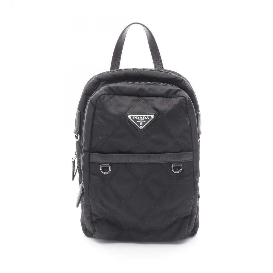 Prada Nylon Leather Backpack