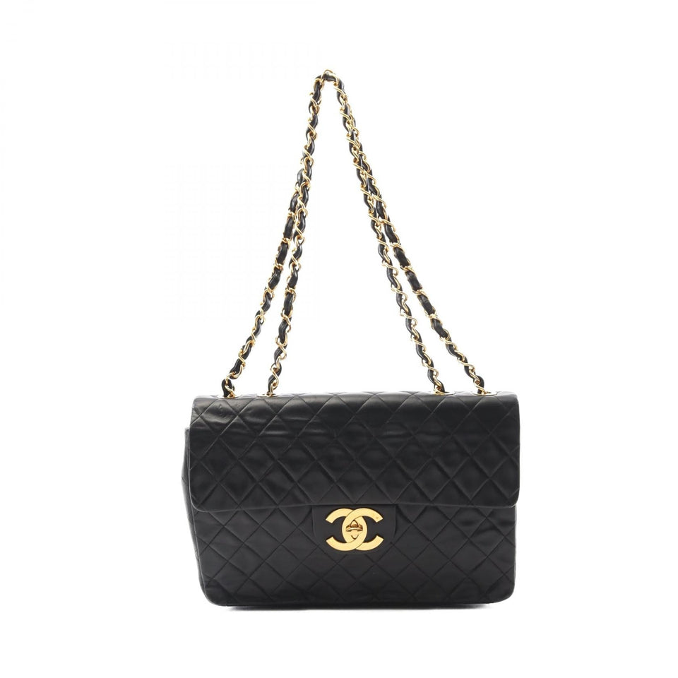 Chanel Deauville Lambskin Shoulder Bag