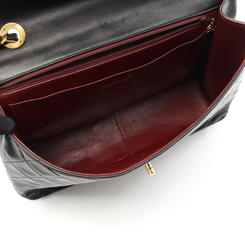 Chanel Deauville Lambskin Shoulder Bag