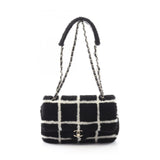 Chanel Coco Mark Shearling Shoulder Bag