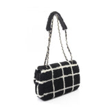 Chanel Coco Mark Shearling Shoulder Bag