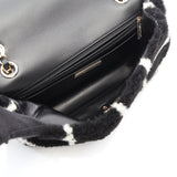 Chanel Coco Mark Shearling Shoulder Bag