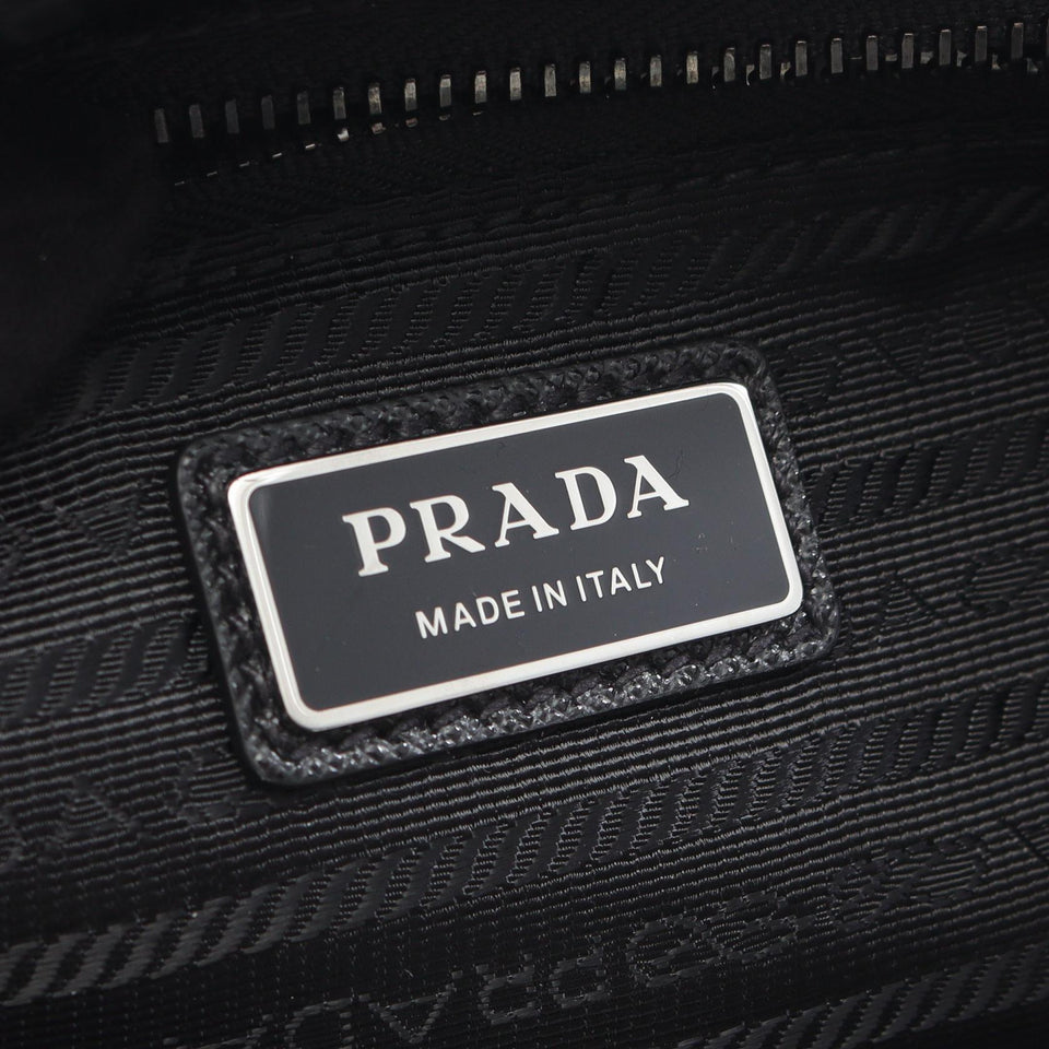 Prada RE-NYLON TESSUTO+SAFFIANO Belt Bag