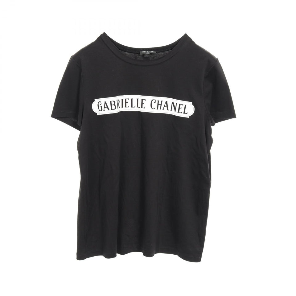 Chanel Gabrielle Flocky Print Cotton Top