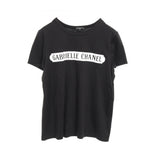 Chanel Gabrielle Flocky Print Cotton Top