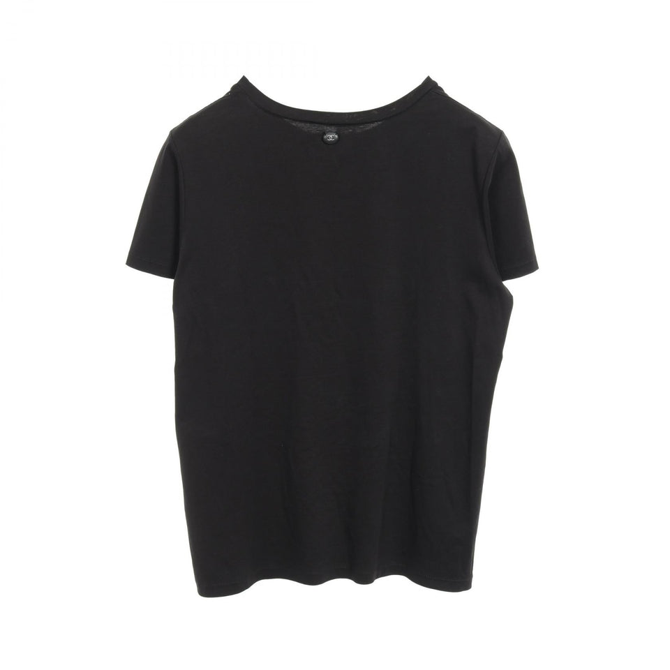Chanel Gabrielle Flocky Print Cotton Top