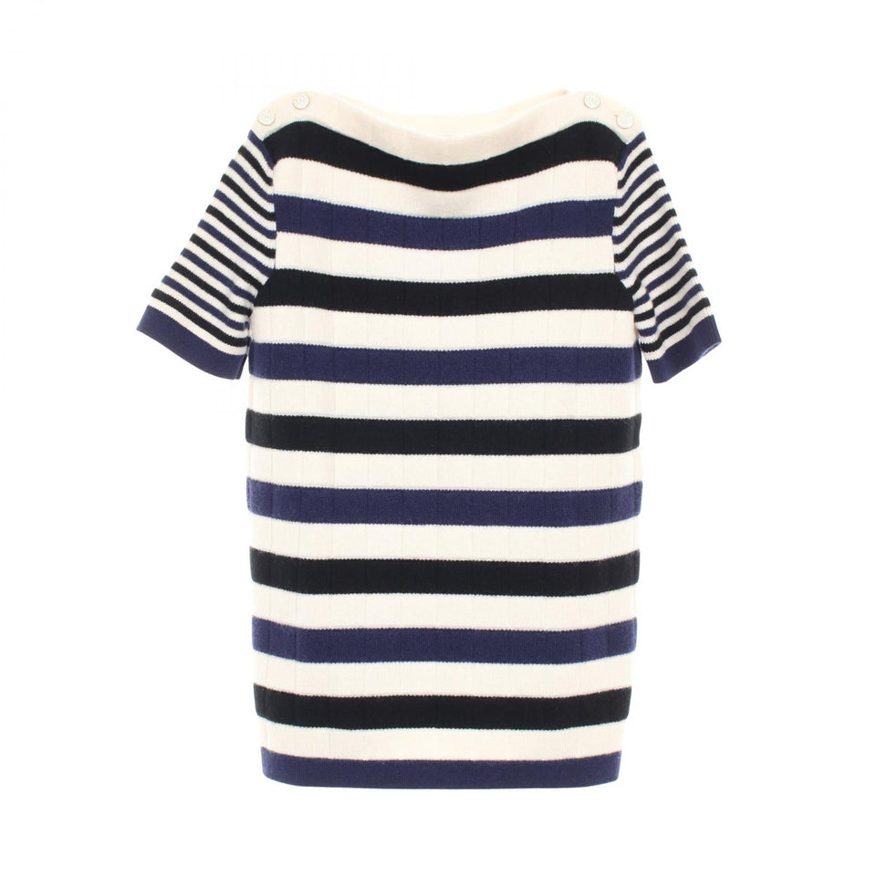 Chanel Coco Mark Button Cashmere Knitwear