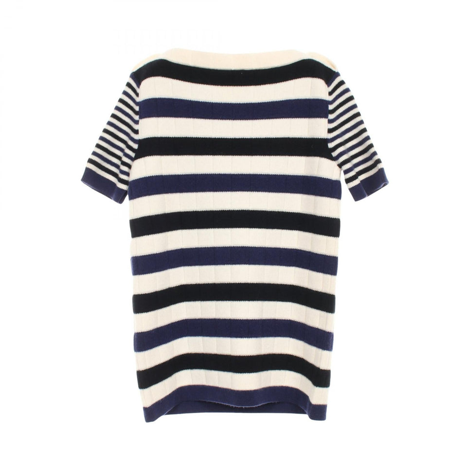 Chanel Coco Mark Button Cashmere Knitwear