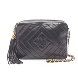 Chanel Coco Mark Diamond Quilting Lambskin Shoulder Bag