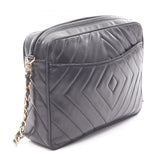 Chanel Coco Mark Diamond Quilting Lambskin Shoulder Bag