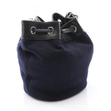 Chanel Embroidery Wool Leather Shoulder Bag