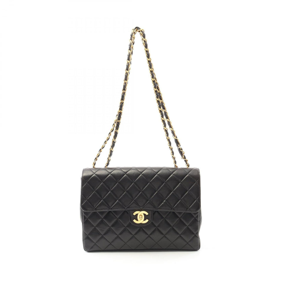 Chanel Deauville Lambskin Shoulder Bag