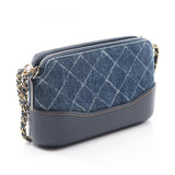 Chanel Gabrielle Denim Leather Shoulder Bag