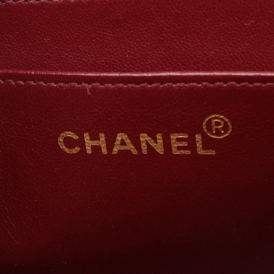Chanel Deauville Matelasse 34 Lambskin Shoulder Bag