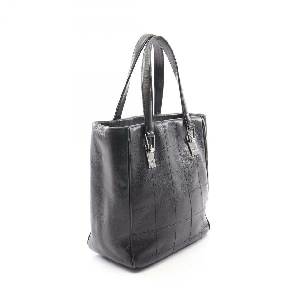 Chanel Choco Bar Grained Calfskin Tote Bag
