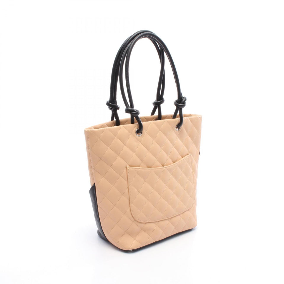 Chanel Cambon Line Lambskin Tote Bag