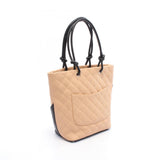 Chanel Cambon Line Lambskin Tote Bag