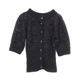 Chanel Coco Mark Button Cashmere Mohair Knitwear