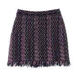 Chanel Coco Mark Cotton Nylon Skirt
