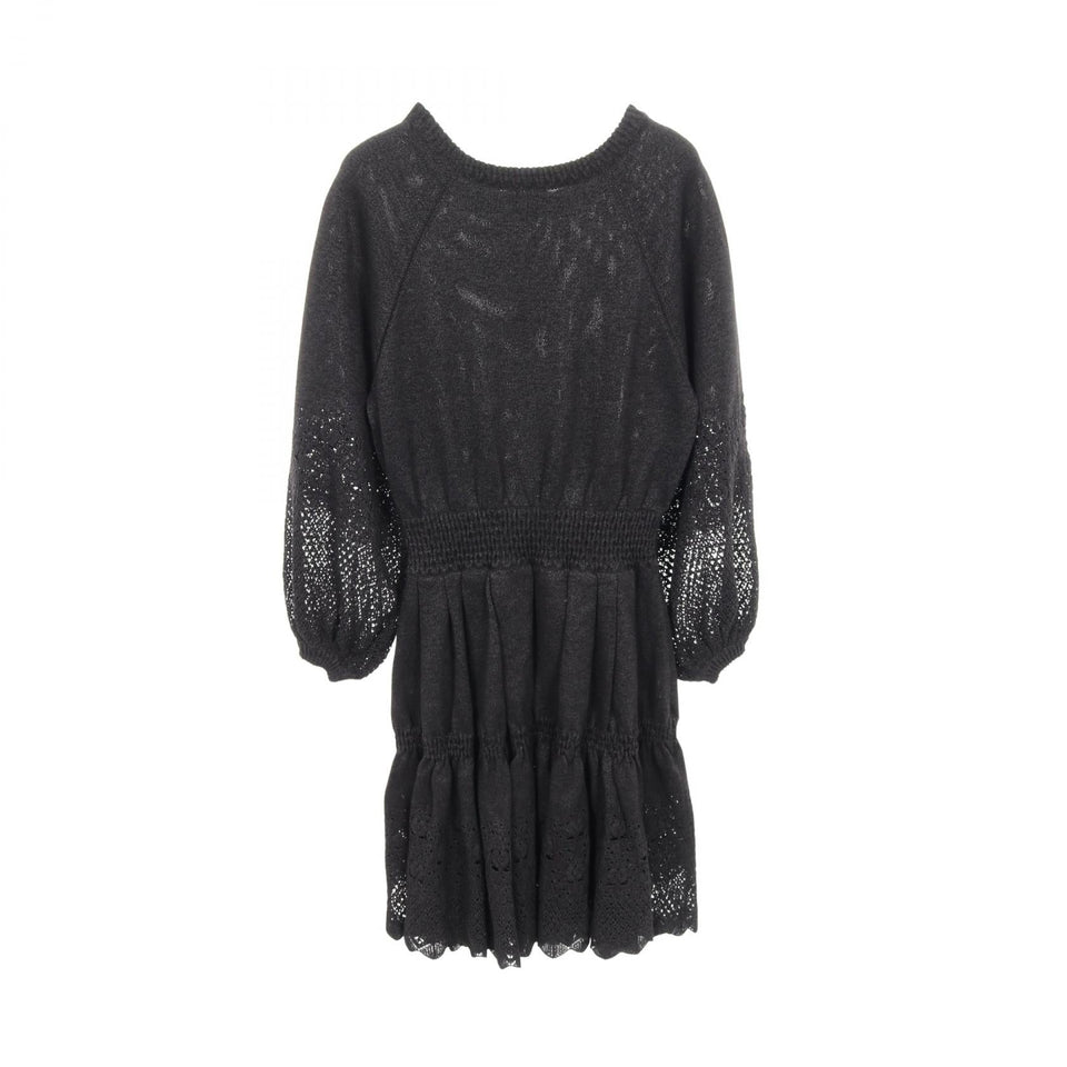 Chanel Coco Mark Button Viscose Dress