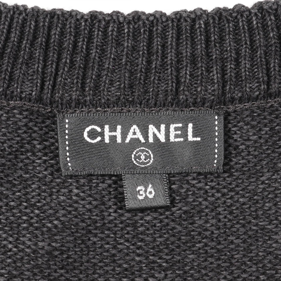 Chanel Coco Mark Button Viscose Dress