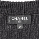 Chanel Coco Mark Button Viscose Dress