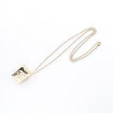 Chanel Coco Mark Book Motif Necklace
