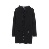 Chanel Coco Mark Lion Button Cotton igan
