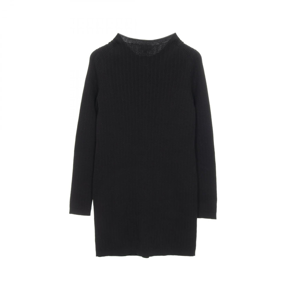 Chanel Coco Mark Lion Button Cotton igan